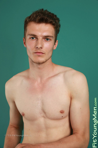 Fit Young Men Model Jamie Hanson Naked Basketballer