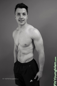 Fit Young Men Model Stefan Gilbert Naked Personal Trainer