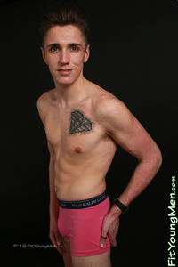 Fit Young Men Model Jamie Jones Naked Gym