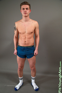 Fit Young Men Model Jack Ashton Naked Footballer