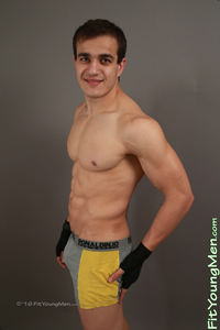 Fit Young Men Model Andreas Bradshaw Naked Mixed Martial Arts