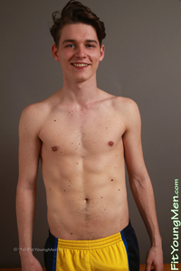 Fit Young Men Model Jack Dowling Naked Footballer