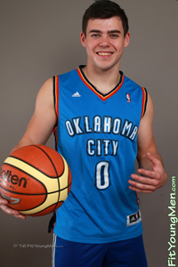 Fit Young Men Model Jacob Olson Naked Basketballer