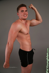 Fit Young Men Model Oliver Cooper Naked Personal Trainer