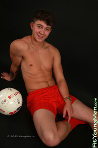 Fit Young Men Model Jon Williams Naked Footballer