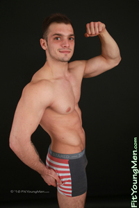 Fit Young Men Model Artur Hoban Naked Personal Trainer