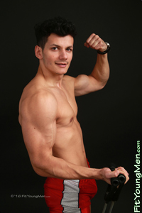 Fit Young Men Model Alex Craig Naked Gym