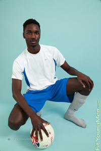 Fit Young Men Model Kelvin Deane Naked Footballer