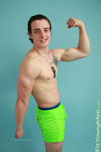 Fit Young Men Model Petar Kiril Naked Gym