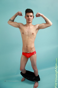 Fit Young Men Model Tim Taylor Naked Swimmer