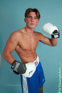 Fit Young Men Model Alfie North Naked Boxer