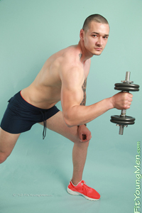 Fit Young Men Model Dane Spencer Naked Personal Trainer