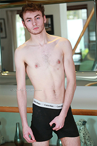 Fit Young Men Model Theo Walker Naked Gym