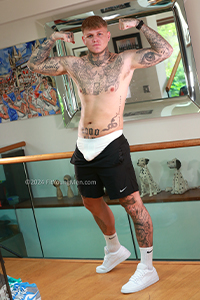 Fit Young Men Model Jack Cooper Naked Football