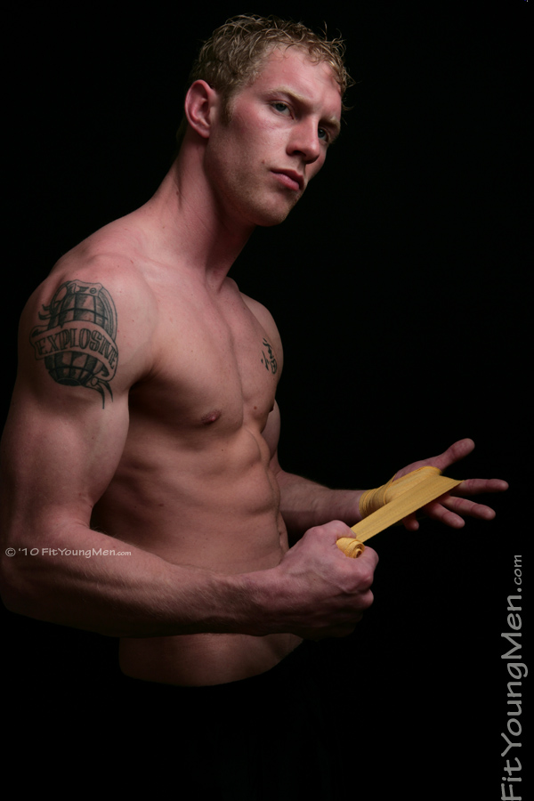 Fit Young Men Model Steve Jacobs Naked Boxer