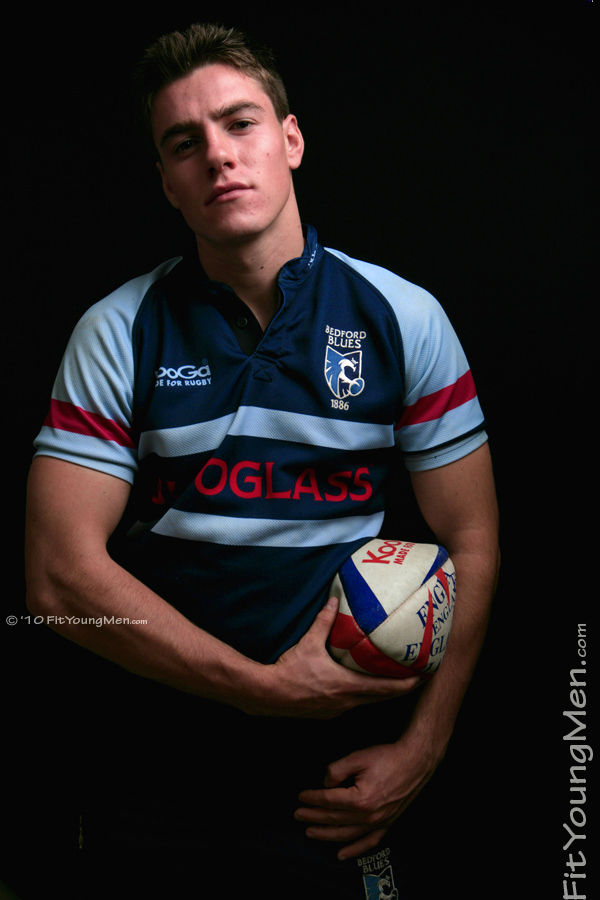 Fit Young Men Model David Hastings Naked Rugby Player