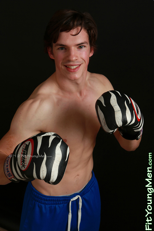 Fit Young Men Model Patrick Parkinson Naked Boxer