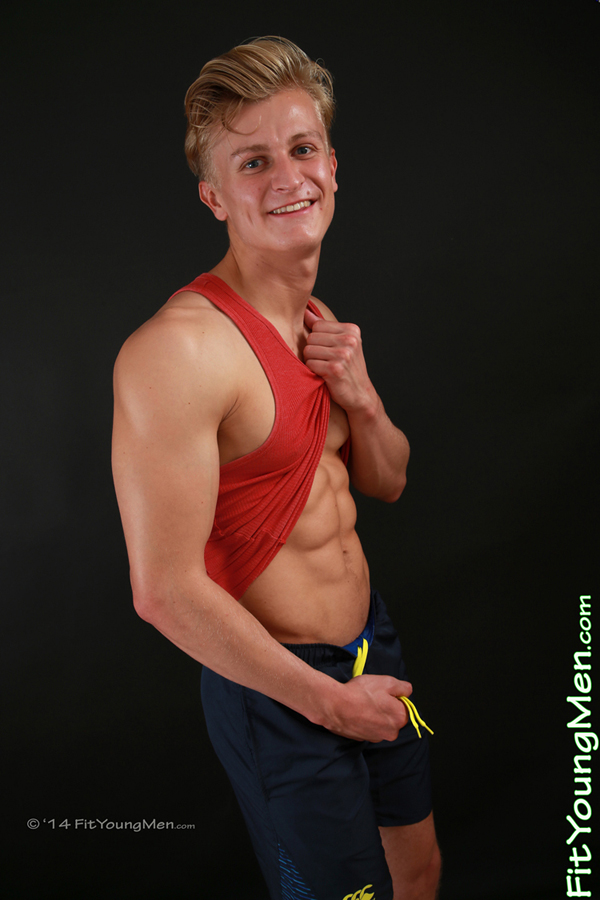 Fit Young Men Model Josh Hesketh Naked Personal Trainer