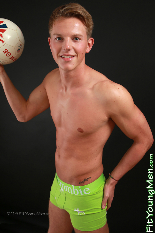 Fit Young Men Model Ben Staples Naked Footballer