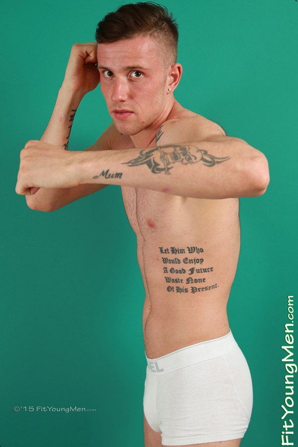 Fit Young Men Model Jonas Webber Naked Mixed Martial Arts