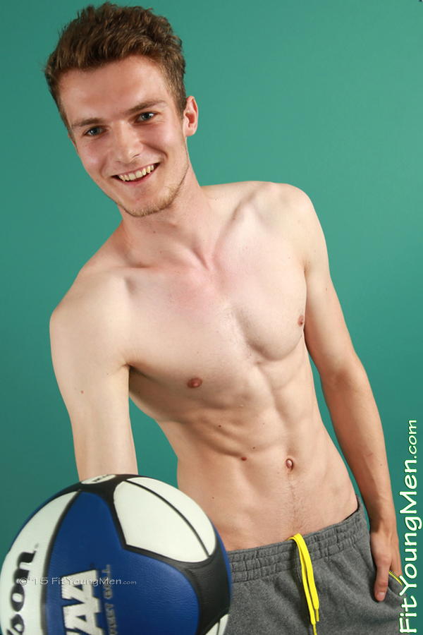 Fit Young Men Model Jamie Hanson Naked Basketballer